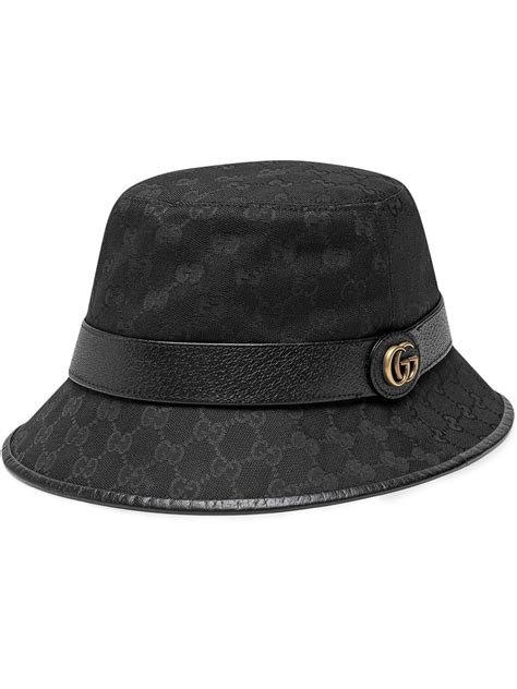 black gucci mens hat|farfetch gucci bucket hat.